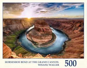 Horseshoe Bend At The Grand Canyon Landscape By Tau