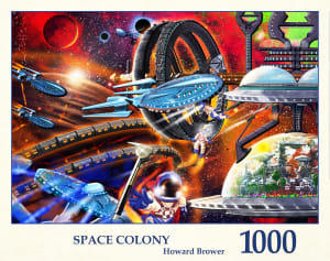 Space Colony Space By Tau