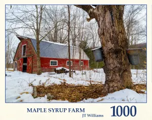 Maple Syrup Farm Winter By Tau