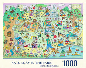 Saturday In The Park Cartoon By Tau