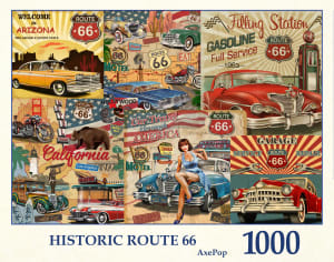 Historic Route 66 Collage By Tau