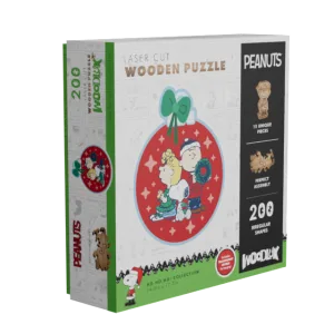 PEANUTS Classic Christmas Ornament - Wooden Puzzle Peanuts By Prime 3D Ltd