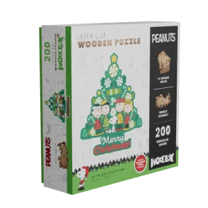 PEANUTS Peppermint Christmas Tree - Wooden Puzzle Peanuts By Prime 3D Ltd
