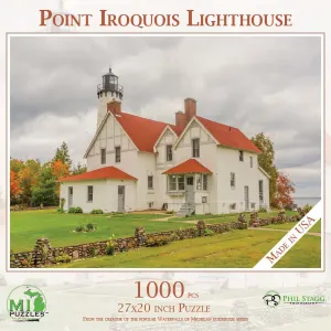 Point Iroquois Lighthouse Photography By MI Puzzles