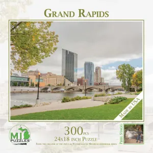 Grand Rapids Lakes & Rivers By MI Puzzles