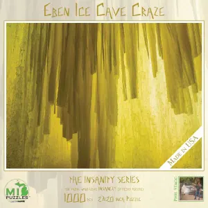 Eben Ice Cave Craze Monochromatic By MI Puzzles