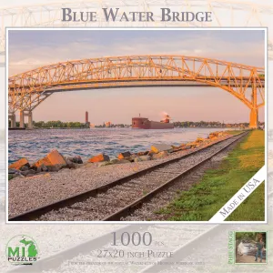 Blue Water Bridge Lakes & Rivers By MI Puzzles