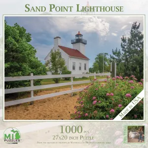 Sand Point Lighthouse Photography By MI Puzzles
