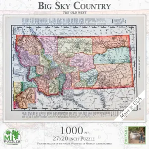 Big Sky Country United States By MI Puzzles