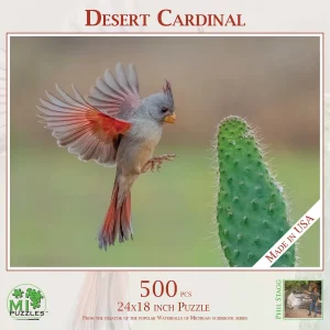 Desert Cardinal Photography By MI Puzzles