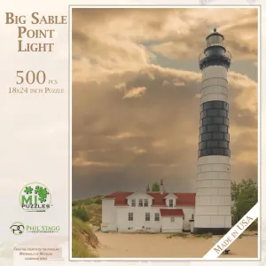 Big Sable Point Light Photography By MI Puzzles