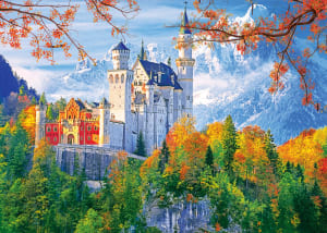 Neuschwanstein Castle Germany Fall By Kodak