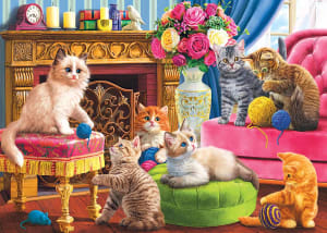 Kittens By The Fireplace Cats By Kodak