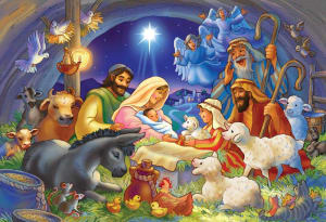 Manger Scene Christmas By Vermont Christmas Company