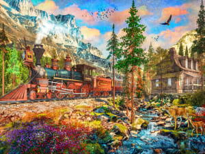 Mountain Train Train By Vermont Christmas Company