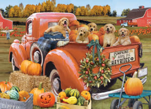 Autumn Puppies Thanksgiving By Vermont Christmas Company