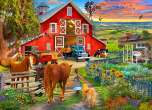 Horse Farm Farm Animal By Vermont Christmas Company
