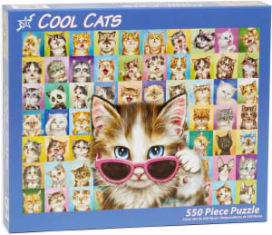 Cool Cats Jigsaw Puzzle  Collage By Vermont Christmas Company