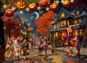 Halloween Night  Halloween Jigsaw Puzzle By Vermont Christmas Company