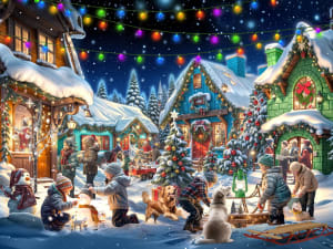 Christmas Town Christmas By Vermont Christmas Company