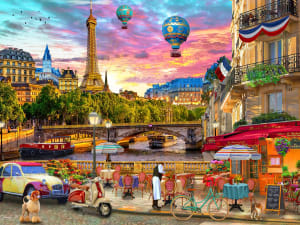 Parisian Sunset Paris & France By Vermont Christmas Company