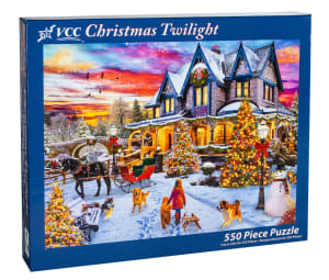 Christmas Twilight Jigsaw Puzzle Christmas By Vermont Christmas Company