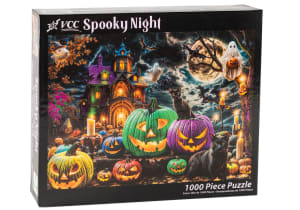 Spooky Night Jigsaw Puzzle Halloween By Vermont Christmas Company