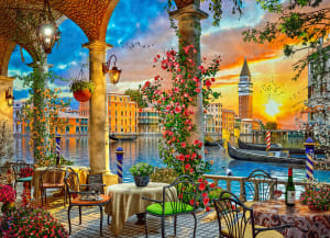 Sunset in Venice Italy By Vermont Christmas Company