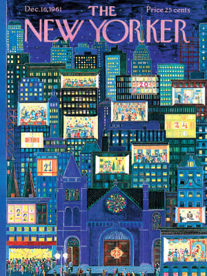 City Advent Calendar Christmas By New York Puzzle Co