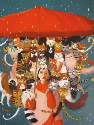 The Cat Countess Nostalgic & Retro By New York Puzzle Co