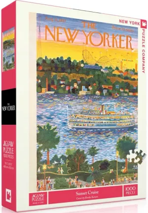Sunset Cruise Lakes & Rivers By New York Puzzle Co
