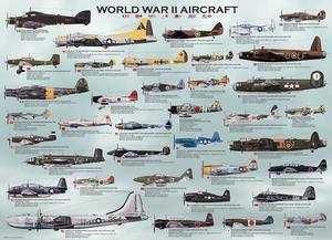 World War II Aircraft Plane Large Piece By Eurographics