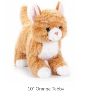 Cat, Orange Tabby 10" By Zoologee