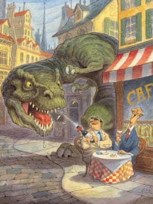Jurassic Paris Humor By New York Puzzle Co