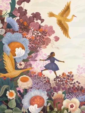 Among Flowers People By New York Puzzle Co