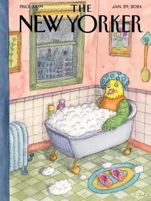 Bird Bath Magazines and Newspapers By New York Puzzle Co