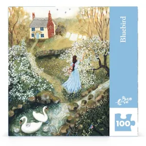 Bluebird Flower & Garden By New York Puzzle Co