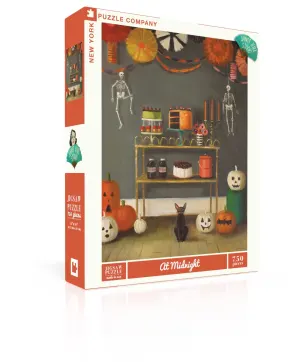At Midnight Halloween By New York Puzzle Co