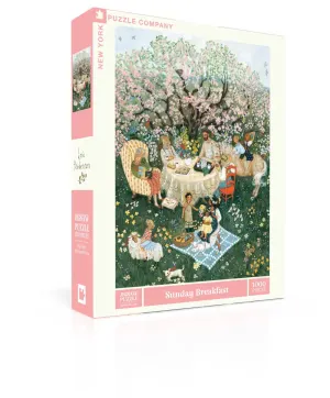 Sunday Breakfast Flower & Garden By New York Puzzle Co