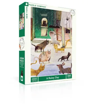 A Rainy Day Cats By New York Puzzle Co