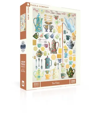 Tea Time Collage By New York Puzzle Co