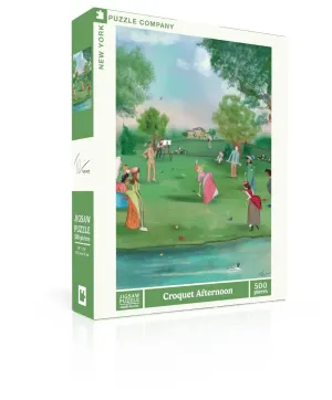 Croquet Afternoon Nostalgic & Retro By New York Puzzle Co