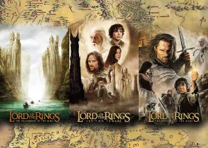 Lord of the Rings Triptych Movies & TV By Aquarius