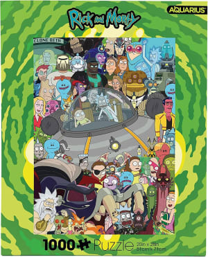 Rick & Morty Cast Pop Culture Cartoon By Aquarius