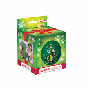 Elf in Tin Globe Christmas By Aquarius