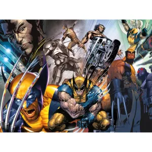 Wolverine - Collage Superheroes By Aquarius