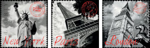 Big Cities Monochromatic By Educa