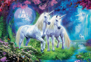 Unicorns in the Forest Unicorn By Educa