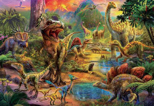 Land of Dinosaurs Dinosaurs By Educa