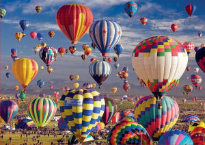 Hot Air Balloons Landscape By Educa